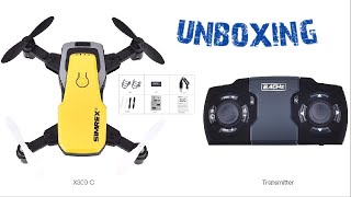 simrex x300c drone unboxing |