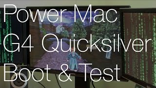 Power Mac G4 Quicksilver First Boot & Test | IMNC