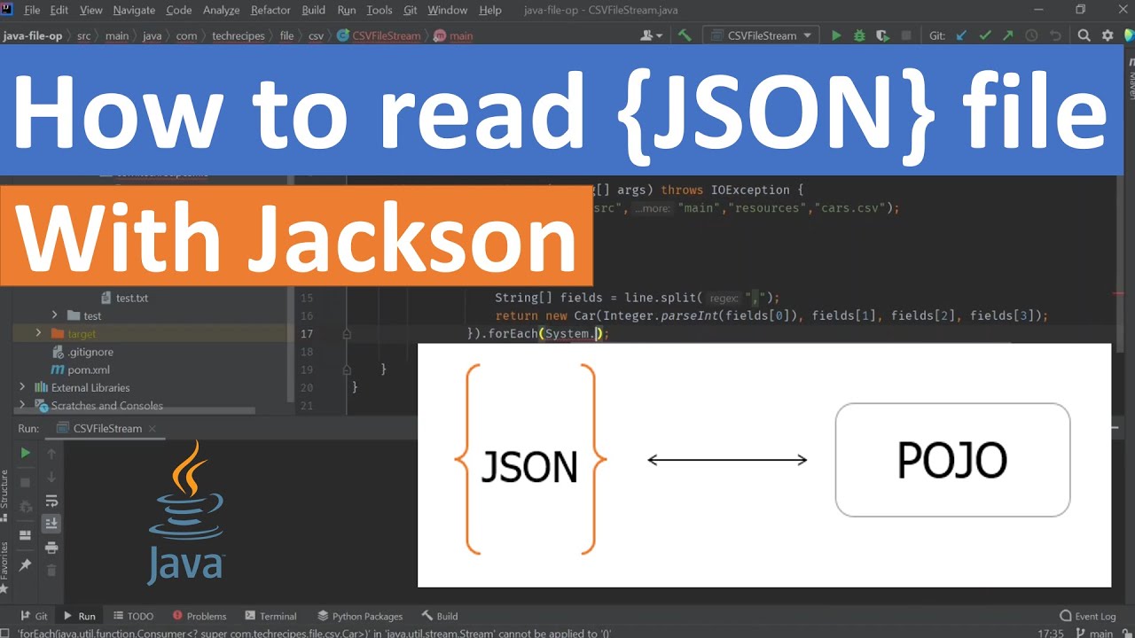 How To Read JSON File In Java? ( Jackson Databind ) - YouTube