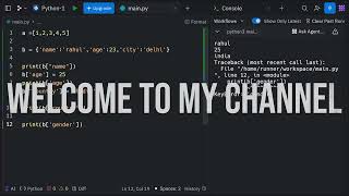 Python Dictionary Methods: .get(), .keys(), .values() & More |VYOM TECH