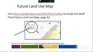 Comprehensive Plan Virtual Meeting