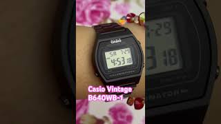 Casio Vintage B640WB-1 Black #watch #casiovintage #casio #digitalwatch #originalcasio #reels