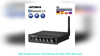 AIYIMA TPA3116 Subwoofer Bluetooth Amplifier HiFi TPA3116D2 2.1 Digital