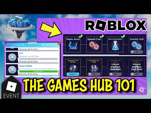 [EVENT] How to get items and quests in the GAMES hub – ROBLOX