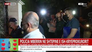 Policia mbërrin në shtëpinë e ish-Kryeprokurorit, Adriatik Llalla