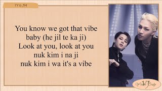 TAEYANG VIBE feat Jimin of BTS Easy Lyrics