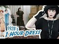 How to Make a 1920's Dress // Making the 1 Hour Dress, a Sewing Diary