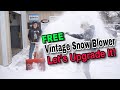 FREE Vintage Snow Blower - Let's Upgrade It!