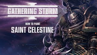 How to paint: Saint Celestine.