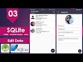 SQLite Android Course | Part 03 | Edit Records