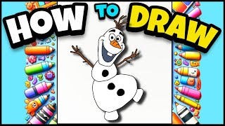 How to Draw Olaf from FROZEN ❄️ Brain Breaks ❄️ Art for Kids