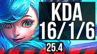 GWEN vs JAX (TOP) | 16/1/6, 11 solo kills, Legendary | KR Diamond | 25.4