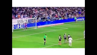 Cristiano Ronaldo Miss Penalty - Real Madrid vs Malaga 1:0 (04.18.2015)