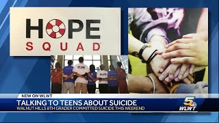 Eighth grade student commits suicide, calling attention to resources