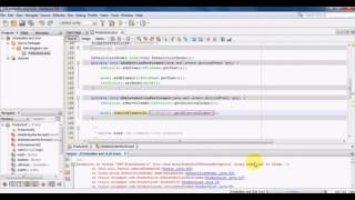 java swing JComboBox and JList example