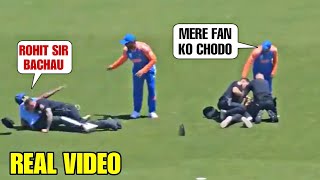 Rohit Sharma did this for his Fan when police arrested him | IND vs BAN Warmup Match