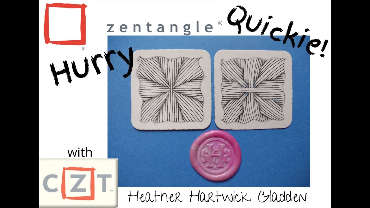 Hurry Zentangle Quickie Youtube