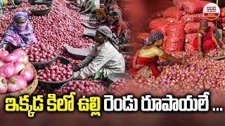 Onion Price : ఇక్కడ కిలో ఉల్లి రెండు రూపాయలే..| Onion prices in Maharashtra | ABN Digital Exclusives