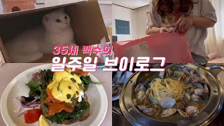 [백수vlog] 온 가족이 ENTP인 가족모임🤣 | 백수는 택배 뜯는 사람이야...?  | 이건희 전시 뿌시기 | 소소한 일상 보내기