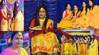 Haladi ceremony//ହଳଦୀ ରସମ୍//sneha odia vlogs