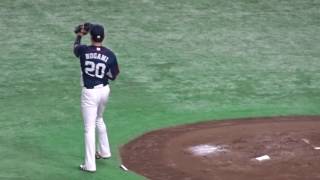 2017.07.04 埼玉西武 野上亮磨 投球練習