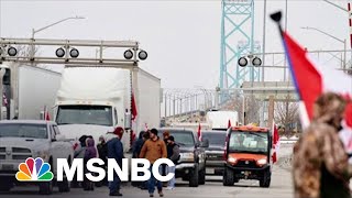 GOP-Backed Canadian Truckers Blockade Fizzles