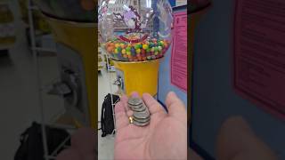 ASMR!! Day 66 Giant Dubble Bubble Machine Drop out GREEN GUMBALL #shorts #trending #viralvideo