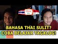 [SUB INDO] Sepertinya Tagalog Lebih Sulit Dari Bahasa Thai, Apa Nggak? || OmeTV Server Thailand