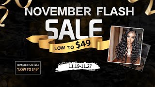 low to $49 HD Lace Wigs Black Friday Flash Sale - Geeta Hair