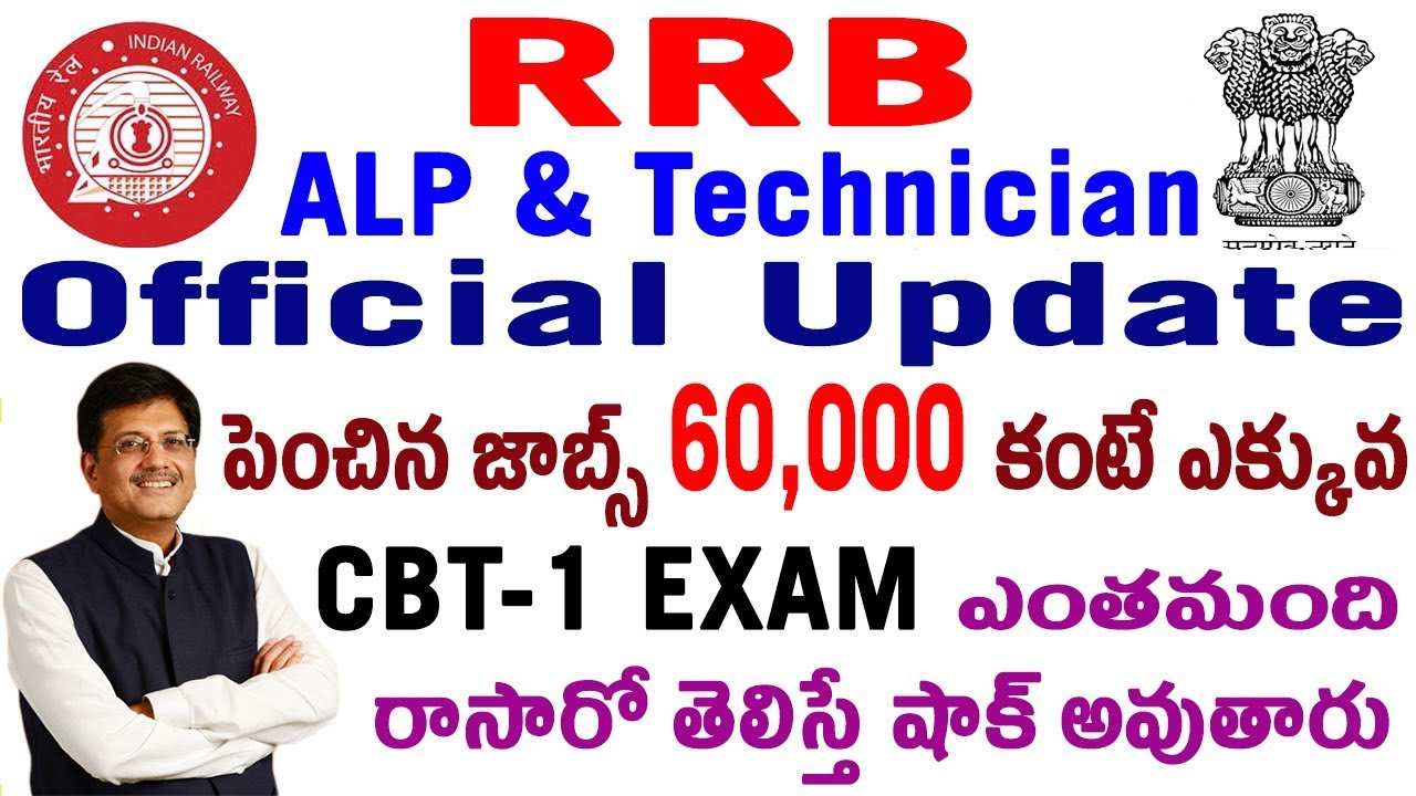 RRB ALP/Technician Official Update Exact Increased Vacancy Candidates ...