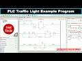 PLC Traffic Light Example Program - Red, Yellow, Green Lights