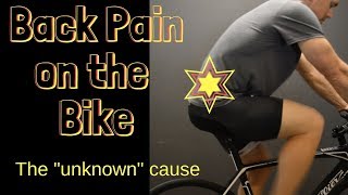 Back Pain on the Bike // beyond "the bars are too low"