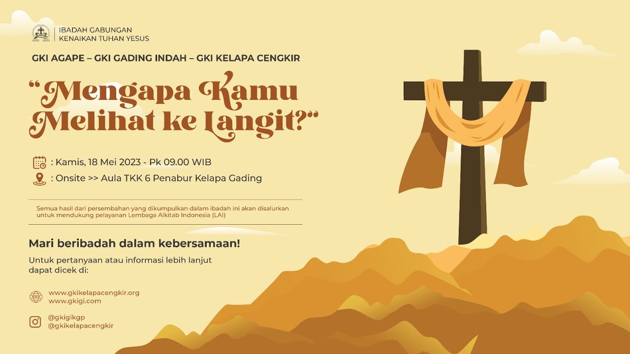 Kebaktian Gabungan 3 Gereja 18 Mei 2023 - YouTube