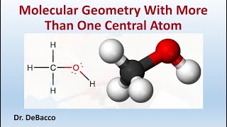 Molecular Geometry With More Than One Central Atom