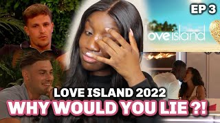 LOVE ISLAND S8 EP 3 REVIEW | NOT LUCA CONFRONTING ANDREW LOL! LOVE TRIANGLE & DAMI AND AMBER SMOOCH!