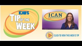 ICAN Tip of the Week - January 25, 2024