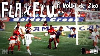 Flamengo 4 x 1 Fluminense - A volta de Zico, na íntegra