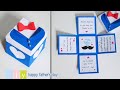 How to make Explosion Box 🎁🧔 | Expulsion Box | DIY Father's Day Gift Box | Paper Crafts