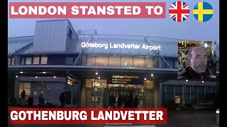 FLYING FROM LONDON TO SWEDEN |London Stansted to Gothenburg Landvetter