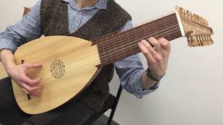 Stephen Haddock 11 Course Baroque Lute after Hans Frei