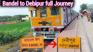 Bandel Junction to Debipur:: Howrah Barddhaman main line Local train Journey Vlog First Time::IR