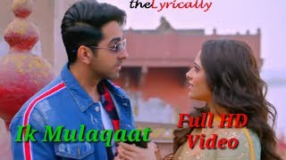 Ik Mulaqaat - Altamash Faridi & Palak Muchhal | Love Song