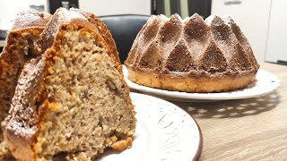 Homemade cake with apples, walnuts and cinnamon, fluffy \u0026 juicy. All secrets of getting out of shape