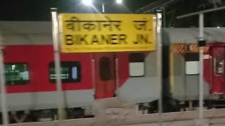 new journey (BIKANER TO JAIPUR)by train (sriganganagar - Kota superfast train)