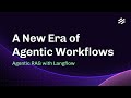 Build an Agentic RAG AI app with Langflow