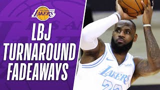 LeBron's Turnaround Fadeaway's As A Laker! 👀