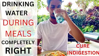 DRINK WATER DURING MEAL | RIGHT OR WRONG | WATER AND FOOD CONNECTION | @PrashantjYoga