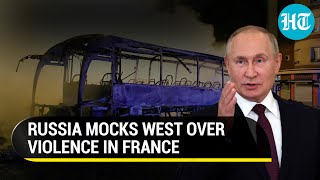 Russia Taunts U.S.-Led West Over France Protest; 'Why Silent On Regime Change Demand in Ally Nation'