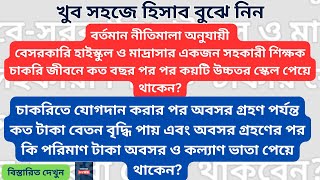 বেসরকারি শিক্ষকদের অবসর ভাতা/এমপিও ভুক্ত শিক্ষকদের অবসর সুবিধা ২০২৪/Retirement Benefits Of Teachers/