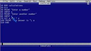 QBASIC Program -5 calculations